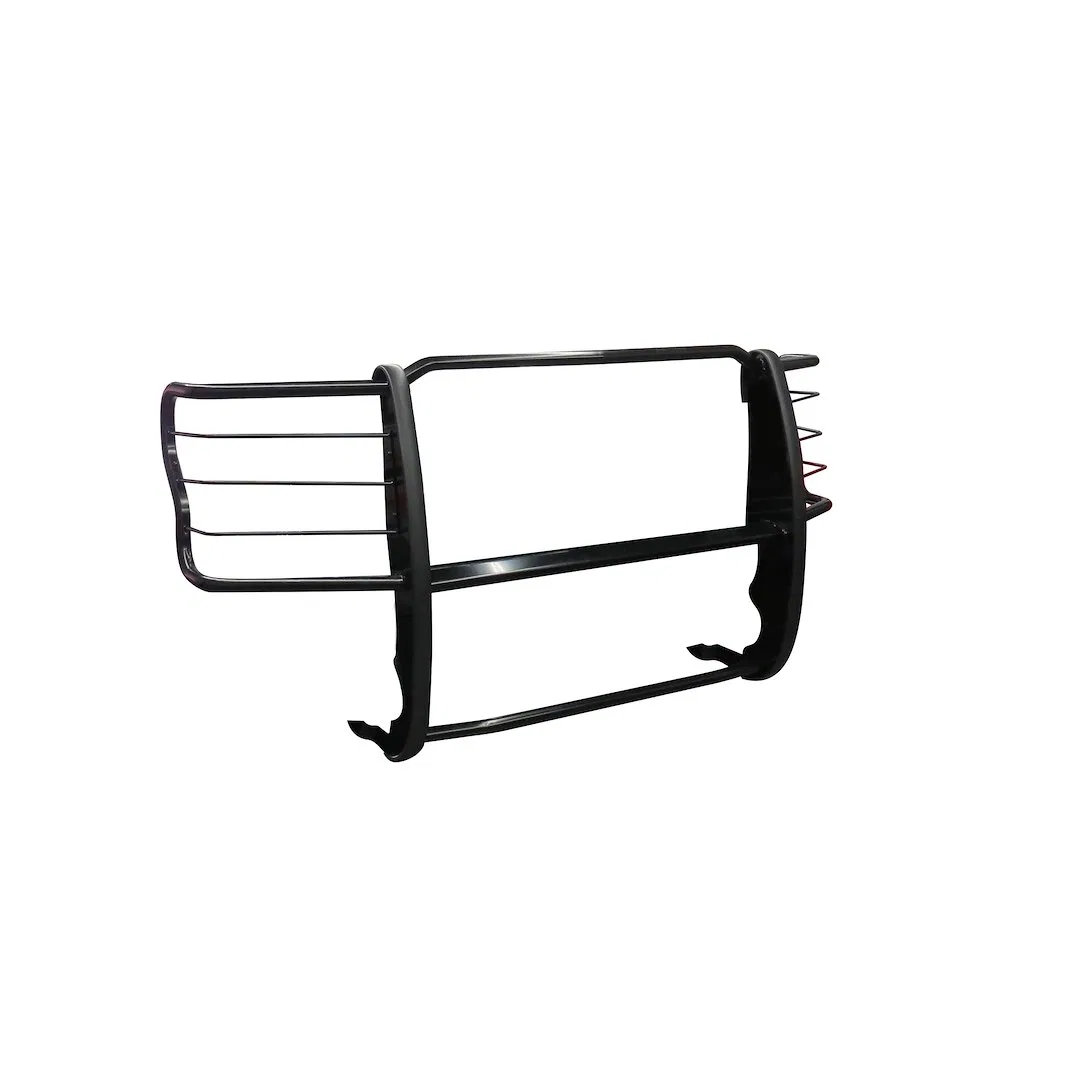 17FB28MA – BLACK HORSE Grille Guard, 3-Piece Modular Powder Coated Black Cold Rolled Steel 1-1/2 Inch Diameter With B...